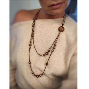 Bundle Item! Bronze Beaded necklace - Costume